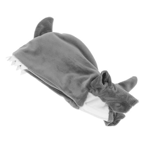 VICASKY Dinosaurier-Strampler Puppen kinderpuppe kinderkostüme Shark Costume kinderkleidung hosenbügel puppenaugen Puppen ersetzen Kleidung Puppenkleidung kurzer Plüsch Grey von VICASKY