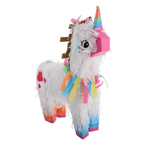 VICASKY Einhorn-piñata Bankett-piñata Gefüllte Dekorationen Clip -nasen -verschönerer -dekoration Netztasche Aus Spitze Kühlboxen Für Den Haushalt Füller Dekoration Styling-bar Papier von VICASKY