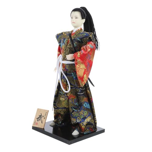 VICASKY -Figur Dekorative -Puppe -puppenornament Desktop- -Puppe -puppenfigur Feiertags-mittelstücke Für Den Esstisch Japanische Haushaltsgeräte Holz von VICASKY