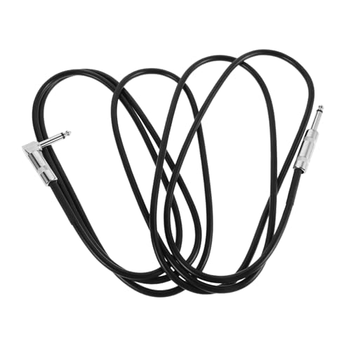 VICASKY Gitarrenkabel Adapterkabel Gitarre Audio-instrumentenkabel Kabel Für Gitarren-effektpedale Patchkabel Für Gitarrenpedale Bassgitarren-verstärkerkabel Netzkabel Black Kunststoff von VICASKY