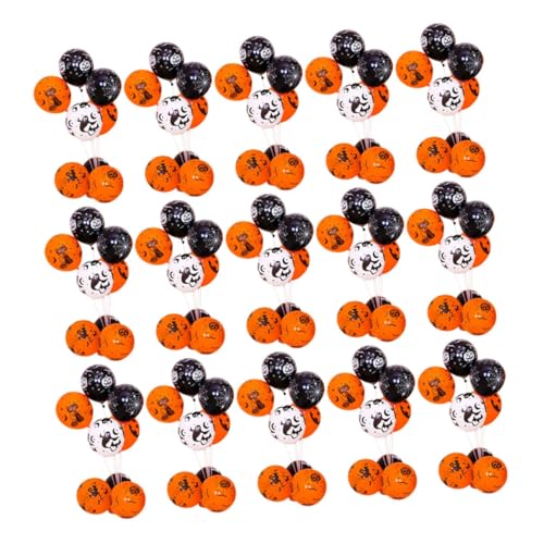 VICASKY Halloween-Partydekorationsballons Halloween-Spielzeug für Kinder Halloween-Partyzubehör halloween luftballons halloween ballons halloweendeko Latexballons Kürbisballon Emulsion von VICASKY