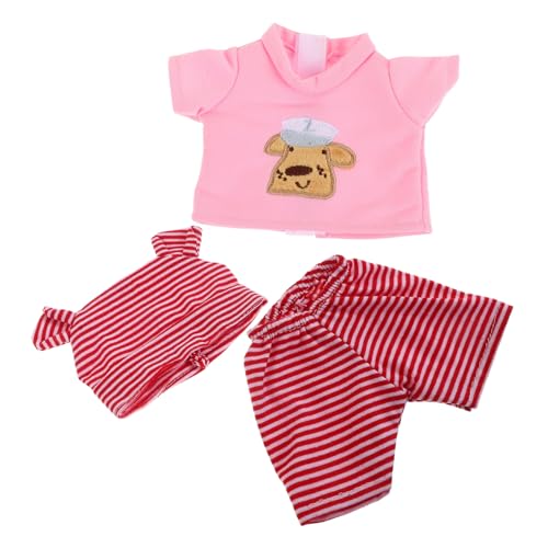 VICASKY Modische Jungen Und Mädchen Puppen Für Baby Puppe Kompakte Kleid Puppe Zubehör Cartoon Kleidung Gefälschte Baby Outfits von VICASKY