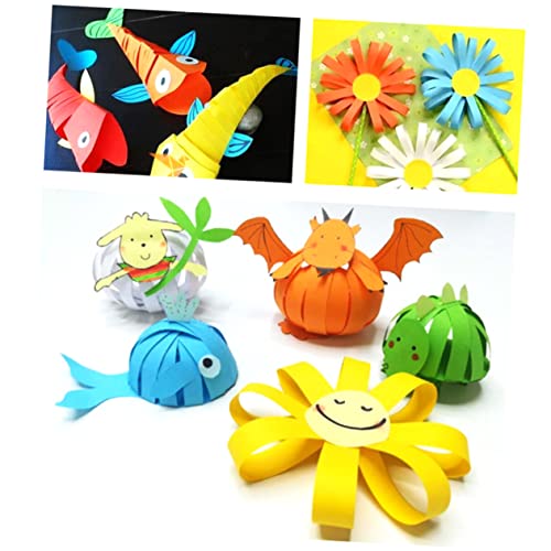 VICASKY Origami-Papier, farbiges Papier für Kinder, Origami-Druckpapier, rechteckig, Konstruktionspapier, Origami-Projekte, Papier, Origami-Projekte, quadratisches Papier, Kinderhandwerk, Handbuch von VICASKY