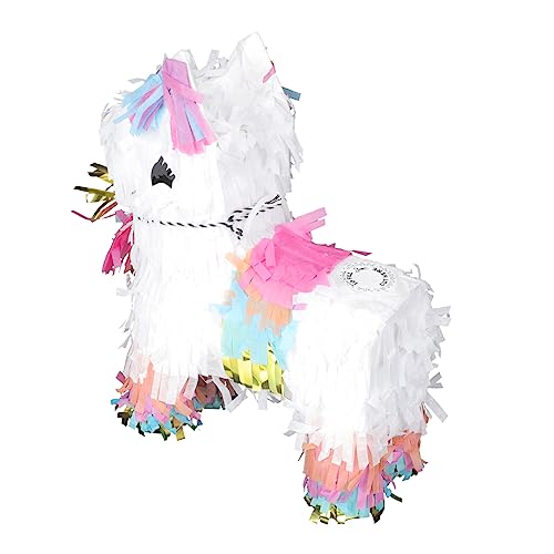 VICASKY -Piñata spielzeug für kinder kinderspielzeug party spiele children toys party game Esel Pinata -Piñata schöne Pferdepinata Geburtstag Spielzeug Papier Colorful von VICASKY