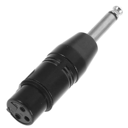 VICASKY Praktischer Mono-6,35-mm-stecker Auf Xlr-buchse, Robuster Audio-adapter, 3-poliger Adapter, Stereo-audio-adapter, Mikrofonversorgung von VICASKY