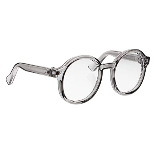 VICASKY Puppenbrille Zubehör Für Babypuppen Plüsch Gefälscht Brillen Für Puppen Mädchen Bastelbrille Für Puppen Miniatur Sonnenbrille Puppenwagen Gläser Grey Plastik von VICASKY