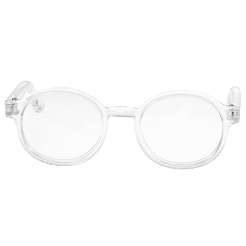 VICASKY Puppenbrille leichte Brille Gruselige Puppe Mini-Sachen Brille für Frauen puppenkleidung Puppen Kleidung dekorative Puppengläser Puppe Verkleidet Brille Plastik Transparent von VICASKY