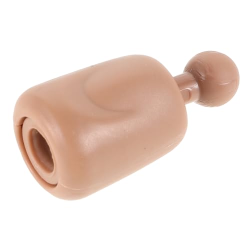 VICASKY Puppenhalsverbinder Puppe DIY Zubehör Puppenfigur DIY Kopfstütze DIY-puppenstütze Einzigartiges Puppenkopf-Accessoire Puppenzubehör Selber Machen DIY-puppenhals-kit Beige Abs von VICASKY