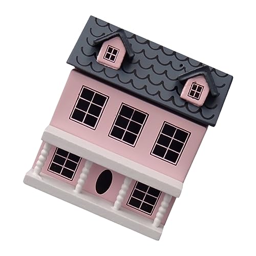 VICASKY Puppenhaus Dollhouse Decor Mini-Mikrowelle Miniatur Dekorationen für Hauspartys klein graceling büro Dekoration holzbausatz Modell Mikrolandschaftsdekor Mini- Rosa von VICASKY