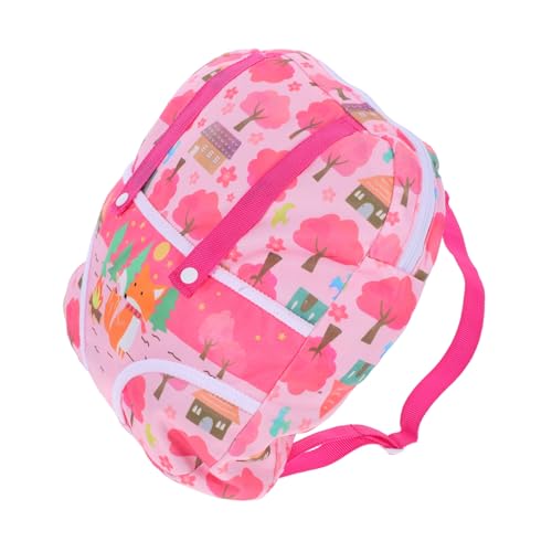 VICASKY Puppenrucksack Kleidung Puppen Cartoon-Puppen -laufstall Für Mädchen Kinderrucksack Kinderpuppen Kleine Puppen Plüschpuppen Kofferpuppen Tierpuppen Polyester von VICASKY