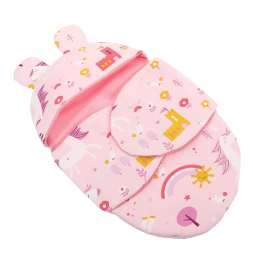 VICASKY Puppenschlafsack Babyschlafdecke Puppendecke Neugeborene Puppe Babypuppe Kleidung Puppenkleidung Babydecke Neugeborener Wickel Puppenhut Zubehör Für Neugeborene Stoff von VICASKY