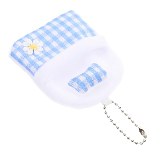 VICASKY Puppenschlafsack Puppenbett Schlafsack Puppen Nest Aufbewahrungskorb für Kleidung Geflochtener Aufbewahrungskorb entzückender Schlafsack Mini-Schlafsack für Puppe Plüsch von VICASKY