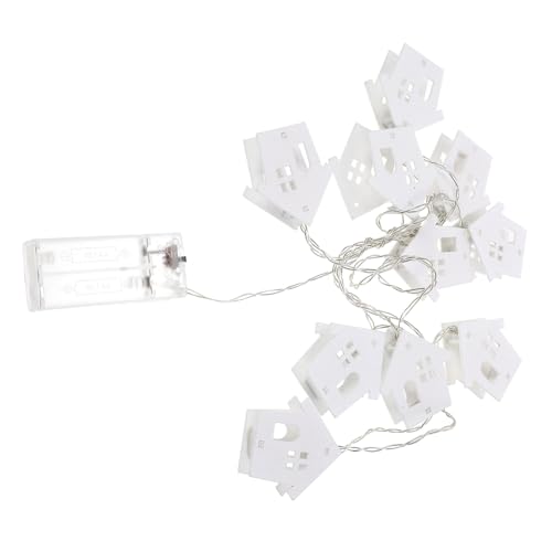 VICASKY Schnur Weihnachtliche LED-Schneeflockenlichter aus Holz Dekoration Schlafzimmer weihnachtsbaumbeleuchtung weichnachts Partygeschenke Weihnachtslampenlichter hölzern von VICASKY