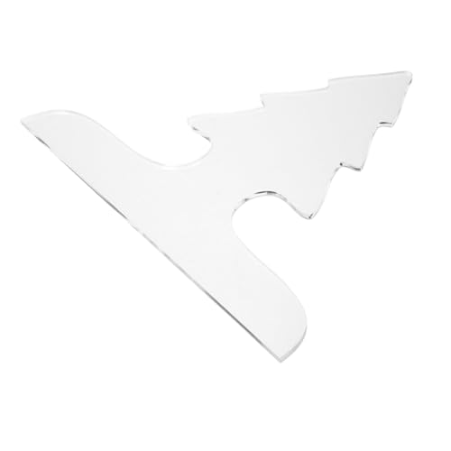 VICASKY Transparent Acrylic Cutting Board Handle Template Christmas Tree Design Lightweight Stencil For Precise Woodworking For Charcuterie Boards und Küchenprojekte VICASKY Transparent Acrylic Cutting Board Handle Template Christmas Tree Design Lightweight Stencil For Precise Woodworking For Charcuterie Boards und Küchenprojekte von VICASKY