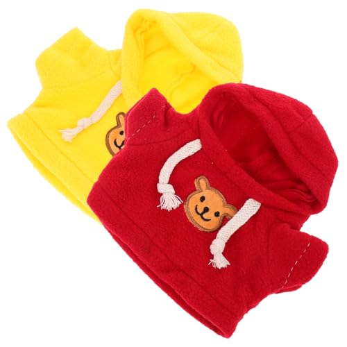 VICASKY Puppenkleidungsset Teddybär Klein Üschbären Kleidung Hoodie Outfits Für Kleine Puppen Üße Bärenkleidung Und Niedliches Puppenzubehör Für Üschtiere von VICASKY