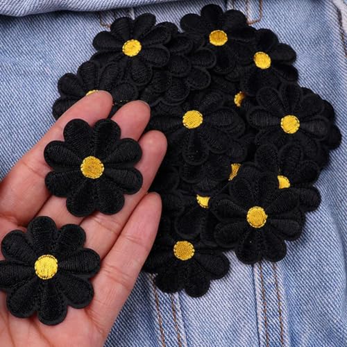 10 Teile/lose Blume Stickerei Patch Eisen Auf Patches Für Kleidung Thermoadhesive Patches Auf Kleidung Jacke Nähen DIY 4x4cm von VICIYOO