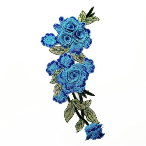 3D Blumen Bestickte Patches Aufnäher Applikationen Für Kleidung Jacke Jeans Patch Für Kleidung Aufkleber Dekor Patching Zubehör 1Stk von VICIYOO