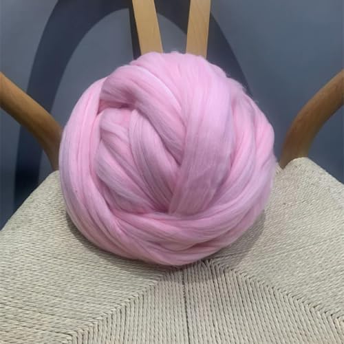 VICIYOO 1000 g/Knäuel Dickes Wollgarn zum Selbermachen, Arm-Roving, Strickdecke, Dickes, Dickes Garn, Handstricken, Spinnen, Häkeln, Nähgarn von VICIYOO