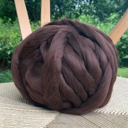 VICIYOO 1000g DIY grobes Wollgarn Handstrickdecke Armstrickdecke Kunstwolle Supergrobes Garn Wolldecke Linie grob von VICIYOO