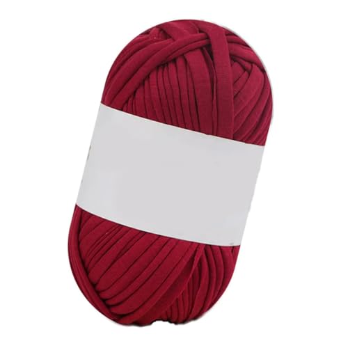 VICIYOO Häkel-Strickband, Dicker Stoff, Stoffstreifen, Garn, Basteln, zum Handstricken, Häkeln, Kissen, Decke, geringe Elastizität, 100 g von VICIYOO