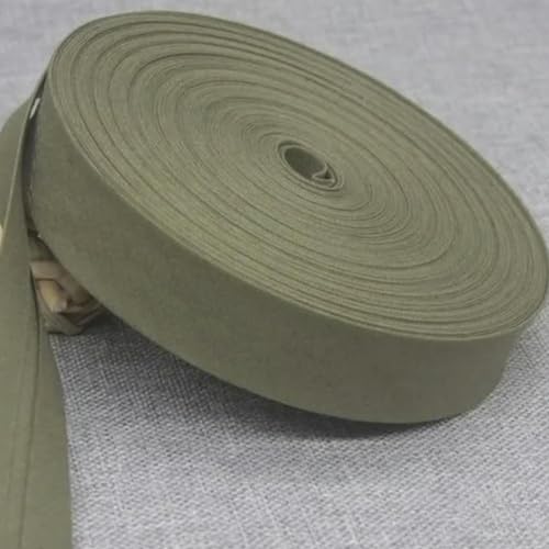 VICIYOO Schrägband aus Baumwolle, 20 mm breit, 3/4 Zoll, gebügelt, einseitig gefaltet, zum Binden von Kleidungsstücken, zum Basteln, Handarbeiten, 5 m/Stück von VICIYOO