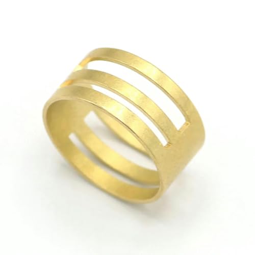 1/3/5 Stück Ringöffner aus Edelstahl, geteilte Biegeringe, Schließfingerwerkzeug für die DIY-Schmuckherstellung, Perlenzange, Öffnungshilfe-Werkzeug, Gold, 1 Stück von VIEPGJ