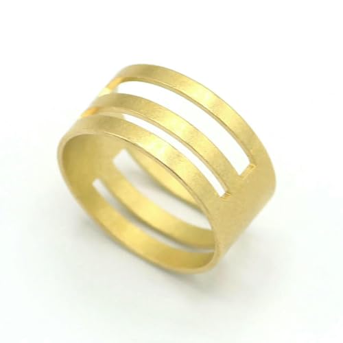 1/3/5 Stück Ringöffner aus Edelstahl, geteilte Biegeringe, Schließfingerwerkzeug für die DIY-Schmuckherstellung, Perlenzange, Öffnungshilfe-Werkzeug, Gold, 1 Stück von VIEPGJ