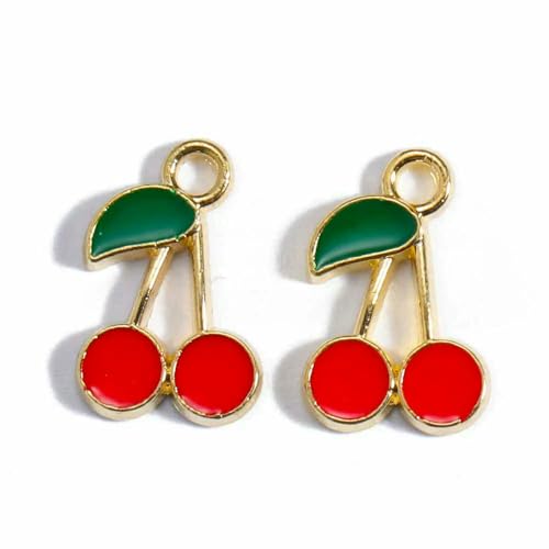 10 Stück vergoldete Emaille Kirsche Wassermelone DIY Charms Frauen Frucht Traube Halskette Anhänger Zitrone Erdbeere Schmuck-10 Stück_l 10 Stück vergoldete Emaille Kirsche Wassermelone DIY Charms Frauen Frucht Traube Halskette Anhänger Zitrone Erdbeere Schmuck-10 Stück_l von VIEPGJ