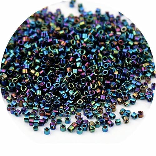 1000 Stück 1,6 mm Glasperlen in Metallic-Farbe, 11/0, lose Abstandsperlen für Handarbeiten, Schmuckherstellung, DIY-Anhänger, handgefertigtes Nähen, DD409 1000 Stück 1,6 mm Glasperlen in Metallic-Farbe, 11/0, lose Abstandsperlen für Handarbeiten, Schmuckherstellung, DIY-Anhänger, handgefertigtes Nähen, DD409 von VIEPGJ