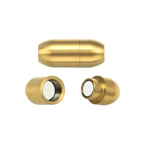 2 Stück bunte Magnetverschlüsse aus Edelstahl für Lederbandarmbänder, Endverschluss, Magnetschnalle, DIY-Schmuckherstellung, mattiertes Gold, Loch 6 mm, 2 Stück 2 Stück bunte Magnetverschlüsse aus Edelstahl für Lederbandarmbänder, Endverschluss, Magnetschnalle, DIY-Schmuckherstellung, mattiertes Gold, Loch 6 mm, 2 Stück von VIEPGJ