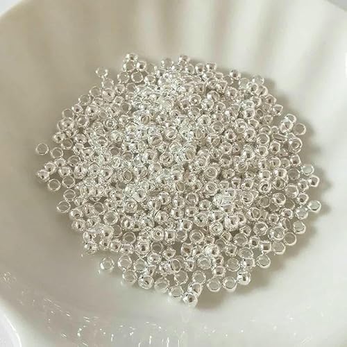 200 Stück/Beutel Kugel-Quetschperlen, Stopper, Abstandshalter, Endperlen, 2 mm/2,5 mm/3,0 mm, für DIY-Schmuckherstellung, Zubehör – versilbert – 3,0 mm – 200 Stück 200 Stück/Beutel Kugel-Quetschperlen, Stopper, Abstandshalter, Endperlen, 2 mm/2,5 mm/3,0 mm, für DIY-Schmuckherstellung, Zubehör – versilbert – 3,0 mm – 200 Stück von VIEPGJ