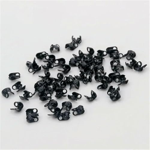 200 Stück/Los Crimps Endperlen für Kugelketten Schmuckzubehör Halskette Armband Verbinder Verschlüsse für Schmuckherstellung Zubehör-Schwarz-1,5 mm 200 Stück/Los Crimps Endperlen für Kugelketten Schmuckzubehör Halskette Armband Verbinder Verschlüsse für Schmuckherstellung Zubehör-Schwarz-1,5 mm von VIEPGJ
