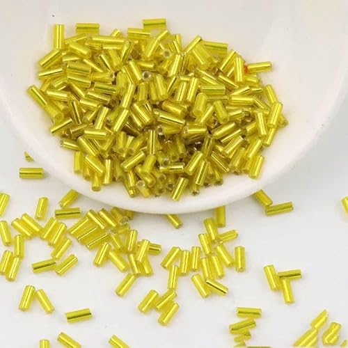 2x4/2x6mm 11/0 Silber Füllröhrenperlen handgenähte Perlen, Reisperlen Material DIY handgefertigtes Armbandzubehör H-Röhre Großhandel-30 Zitronengelb-2x6mm 10g 300Stk 2x4/2x6mm 11/0 Silber Füllröhrenperlen handgenähte Perlen, Reisperlen Material DIY handgefertigtes Armbandzubehör H-Röhre Großhandel-30 Zitronengelb-2x6mm 10g 300Stk von VIEPGJ
