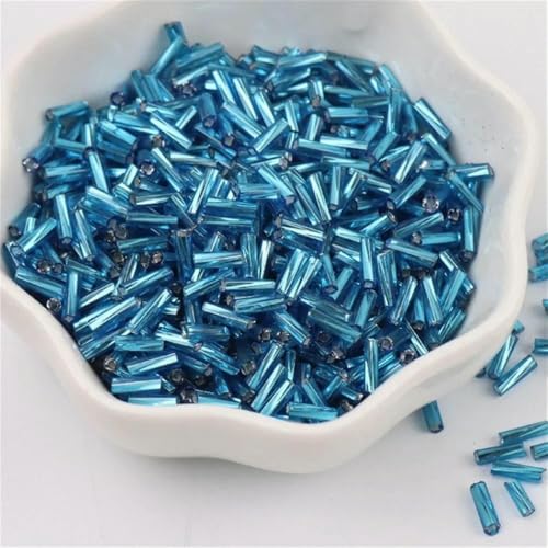 300 Stück 11/0 Röhrenperlen 2 x 6 mm, gedrehte Glasperlen, spiralförmige Rocailles-Perlen für DIY-Armbänder, Schmuck, Kleiderherstellung, Kleidungsstücke, Zubehör – Denimblau 26 – 2 x 6 mm, 450 g 300 Stück 11/0 Röhrenperlen 2 x 6 mm, gedrehte Glasperlen, spiralförmige Rocailles-Perlen für DIY-Armbänder, Schmuck, Kleiderherstellung, Kleidungsstücke, Zubehör – Denimblau 26 – 2 x 6 mm, 450 g von VIEPGJ