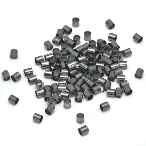 500 Stück Messingrohr-Quetschperlen, Säulenkordel-Abdeckungen, Enden aus Platin für die Herstellung von DIY-Schmuck, Rotgussschwarz, Durchmesser 1,5 mm, 500 Stück 500 Stück Messingrohr-Quetschperlen, Säulenkordel-Abdeckungen, Enden aus Platin für die Herstellung von DIY-Schmuck, Rotgussschwarz, Durchmesser 1,5 mm, 500 Stück von VIEPGJ
