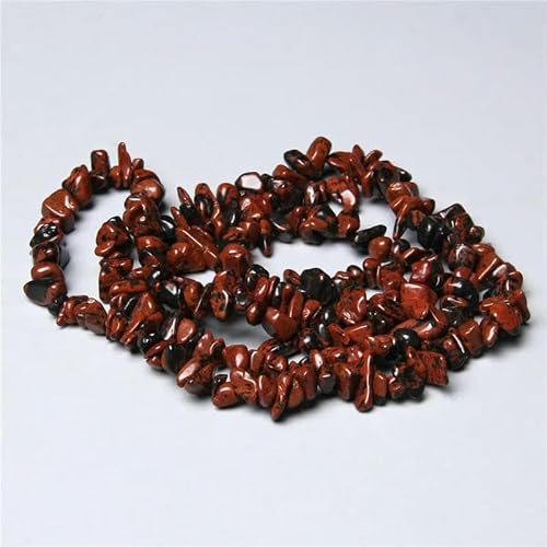 Kiessplitter-Steinperlen, Naturstein, Aventurin, Katzenauge, Perle zur Schmuckherstellung, Handarbeit, Armband, DIY-Perle, 5–8 mm, Nr. 34 Schwan, 5–8 mm, ca. 40 cm von VIEPGJ