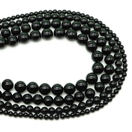 Naturstein-Aquamarin-Amethyst-Perlen, rund, lose Abstandshalter, Kristall-Edelsteinperlen für die Schmuckherstellung, DIY-Armband, Halskette, 4/6/8/10 mm, Schwarzer Obsidian, 6 mm, 56–65 Naturstein-Aquamarin-Amethyst-Perlen, rund, lose Abstandshalter, Kristall-Edelsteinperlen für die Schmuckherstellung, DIY-Armband, Halskette, 4/6/8/10 mm, Schwarzer Obsidian, 6 mm, 56–65 von VIEPGJ