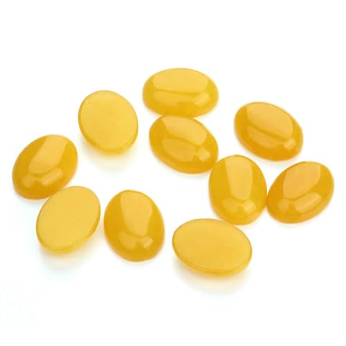 VIEPGJ 5/10 Stück/Packung Cabochon Naturstein Oval Achat Lapis Tigerauge Lose Perlen Flache Rückseite Kamee Cabochon Abstandshalter zur Schmuckherstellung-Topas-18x25mm 10 Stück VIEPGJ 5/10 Stück/Packung Cabochon Naturstein Oval Achat Lapis Tigerauge Lose Perlen Flache Rückseite Kamee Cabochon Abstandshalter zur Schmuckherstellung-Topas-18x25mm 10 Stück von VIEPGJ