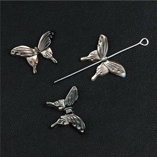 Weiße natürliche Perlmutt-Muschelperlen, geschnitzte Rosenblüten-Anhänger, DIY-Muschelperlen zur Schmuckherstellung, Accessoire-Anhänger, Schmetterling, 14–20 mm, 5 Stück Weiße natürliche Perlmutt-Muschelperlen, geschnitzte Rosenblüten-Anhänger, DIY-Muschelperlen zur Schmuckherstellung, Accessoire-Anhänger, Schmetterling, 14–20 mm, 5 Stück von VIEPGJ