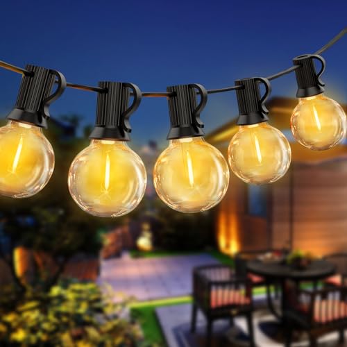 VIFLYKOO Lichterketten für Außen & Innen, 15M 25+3 LED Lichterkette Outdoor Strom, Lichterkette Glühbirnen Außen Innen Wasserdicht Wetterfest für Garten Terrasse, Balkon, Hof, Party Deko von VIFLYKOO