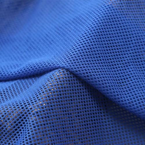 1MX1.5M Atmungsaktive Mesh Stoffe für Sofa Gaze Vorhang T-Shirts Sportbekleidung Mesh Tuch Material DIY Sitzbezug Sport Schuhe Taschen (Blau) von VIGAN