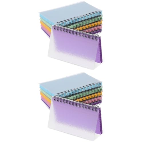 2 Sätze Notizbuch Karteikarten Mit Ring Einkaufslisten-notizblock Linierte Karten Notizblöcke Office Supplies Notebooks Meeting-notizbücher Notizbücher Aufnehmen Papier 5 Stück * 2 VILLCASE von VILLCASE