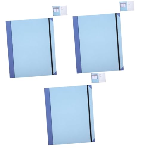 3st Mappe Tragbarer Dateiorganisator Aktenhalter Im Büro Magazinhalterung Akkordeon-datei-organizer Quittungsorganisator Erweiterbarer Datei-organizer Ordner Erweitern Papier Blue VILLCASE von VILLCASE