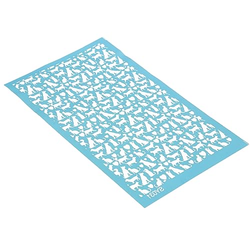 VILLCASE 1 Blatt Siebdruck-vorlage Tierschablonen Siebdruckvorlagen Set Zum Abdruck Der Nase Eines Hundes Bausatz Haustier Pfotenabdruck-kit Siebdruck Für Siebdruckschablonen Polyester von VILLCASE