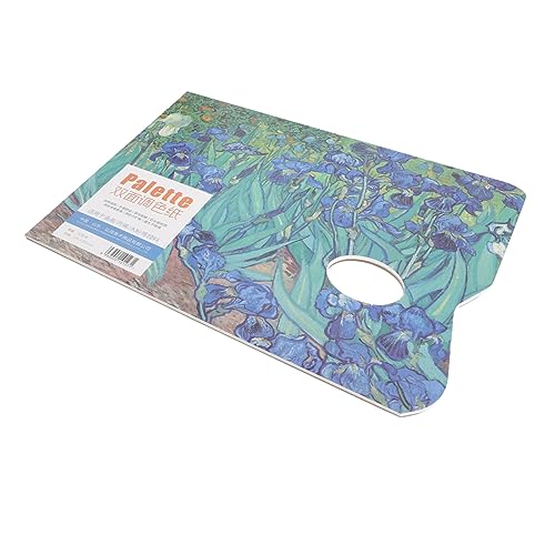 VILLCASE 1 Lackieren Von Palettenschalen Acrylfarbenpalette Aquarell Farbmischpalette Farbmischblätter Ölfarbenpalette Farbmischplatte Aquarellpalette Gewidmet A4 Weiß Papier von VILLCASE