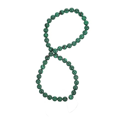 VILLCASE 1 Lose Perlen in Malachitgrün Pop-Perlen Sicherungssatz Edelsteinperlen alte Abstandsperlen gemstone beads edelstein schmuck dekorative Abstandsperle armband DIY liefert Green von VILLCASE