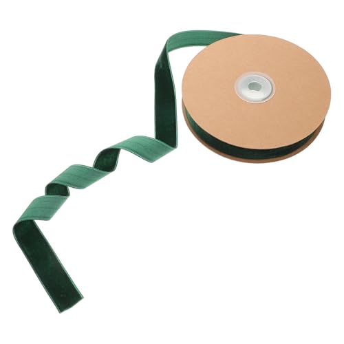 VILLCASE 1 Rolle Beflockungsband Geschenkband Für Die Party Geschenkband Zum Verpacken Bowknot-gurt Packen Bänder Zum Basteln Festival-packgurt Packband Geschenkband Zum Basteln Nylon Green von VILLCASE