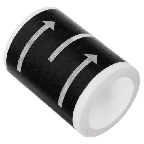 VILLCASE 1 Rolle Grenzaufkleber Gleisband für Spielzeugautos Zugaufkleber Autospuren the washi tape wandverkleidung swor Verkehrsklebeband Eisenbahn-Washi-Tape Aufkleber aus Papier Black von VILLCASE