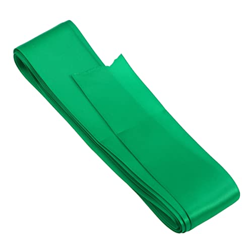 VILLCASE 1 Rolle Partydekoration Handwerk klebeband doppelseitig double sided tape geschenkpaket hair bows Mini-Bogen funkeln Bausatz zubehör für haarschleifen selber machen Satinband Green von VILLCASE