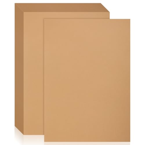 VILLCASE 1 Satz Bemalen Von Handgeschöpftem Karton Geschenkpapier, Karton Handwerkspapier Kartonpapier Zeichenpapier Wasserfarbenes Papier Vintage-karton Kraftpapier Beige 50 Stück von VILLCASE